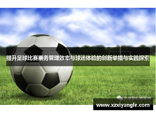 提升足球比赛票务管理效率与球迷体验的创新举措与实践探索